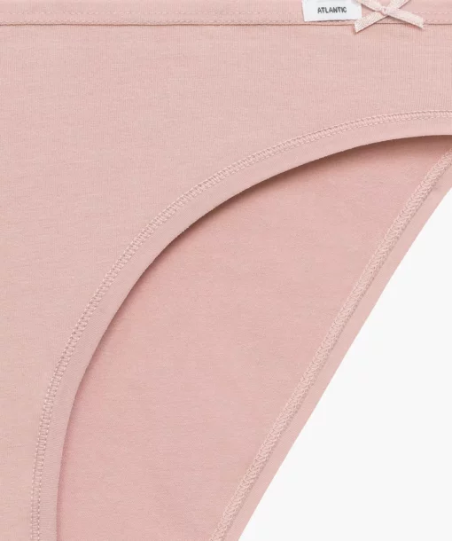 3-PACK Figi damskie Atlantic bikini 3CLP-001-ROSC/WIN/GRA bawełniane - obrazek 6