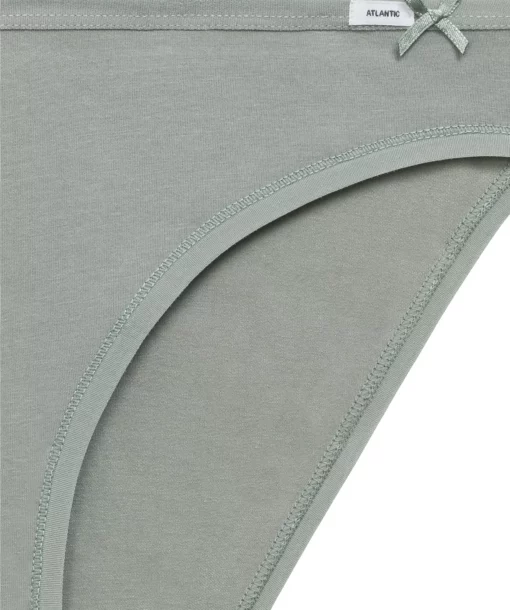 3-PACK Figi damskie Atlantic bikini 3CLP-001-BEZ/BEZM/ZIEJ bawełniane - obrazek 6