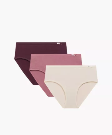 3-Pack Figi damskie Atlantic classic 3CLP-004-WIN/ROZC/BEZ bawełniane