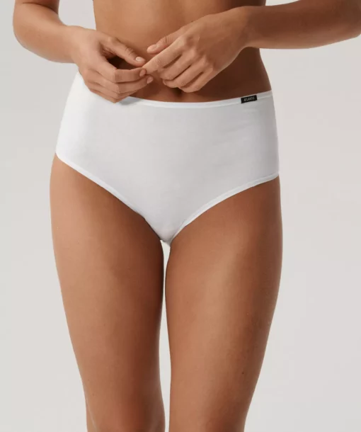 3-PACK Figi damskie Atlantic Maxi 3BLP-604-BIAŁY bawełniane - obrazek 4