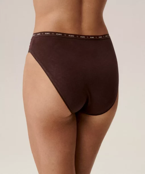 3-Pack Figi damskie Atlantic sport high leg 3CLP-010-BRO/BEZC/GRA - obrazek 3