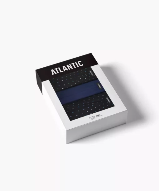 3-PACK Slipy męskie Atlantic Sport 3MP-204-CZA/NIEC/CZA bawełniane - obrazek 4