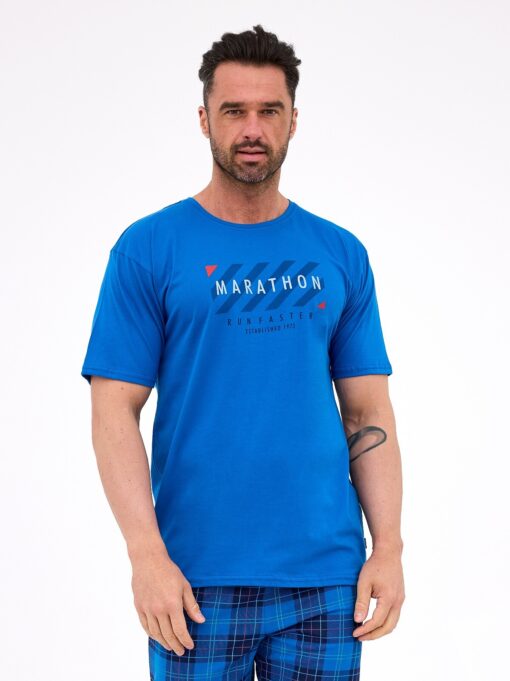 Piżama męska Cornette 134/303 Marathon 3 cobalt - obrazek 2