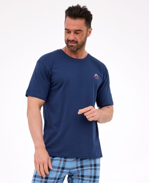 Piżama męska Cornette 134/315 North 2 jeans - obrazek 2