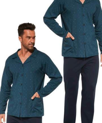 Piżama męska Cornette 114/64 jeans