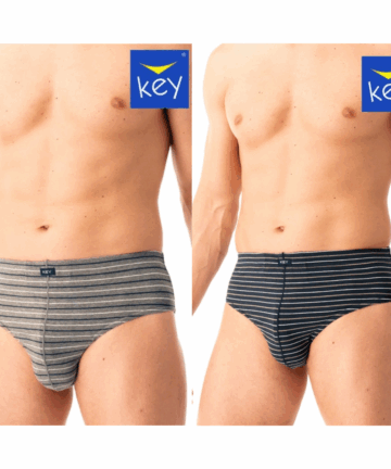 2-PACK Slipy męskie KEY bawełniane MPP-311 B25 mix kolorów