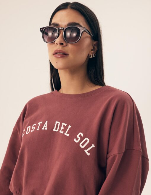 Piżama damska Henderson Laides 42772 Nimes maroon - obrazek 7