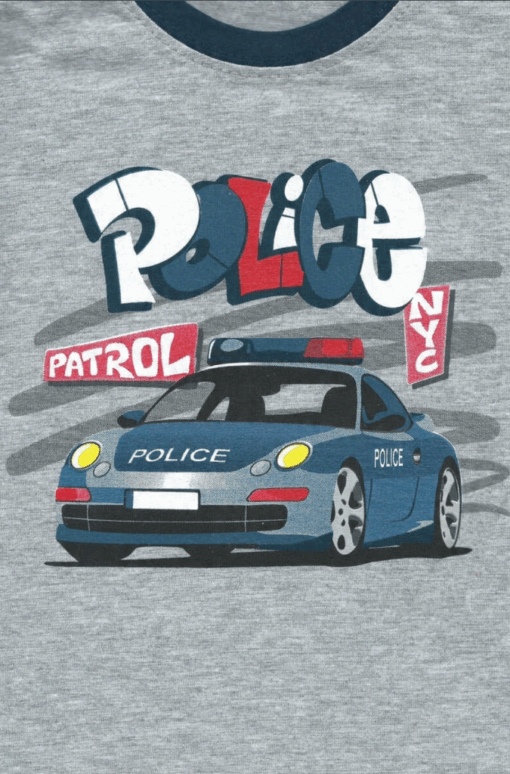 Piżama chłopięca Cornette CHŁ 473/89 Police szara - obrazek 3