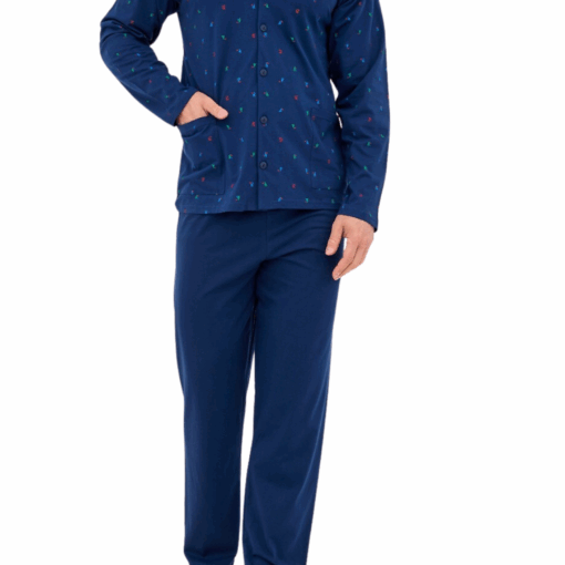 Piżama męska Cornette 114/79 rozpianana multicolor - obrazek 3
