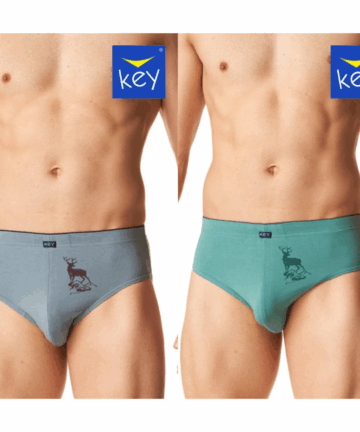 2-PACK Slipy męskie KEY bawełniane MPP-602 B24 mix kolorów