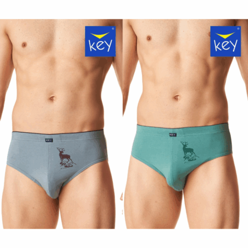 2-PACK Slipy męskie KEY bawełniane MPP-602 B24 mix kolorów