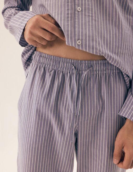 Piżama męska Henderson 43035 Mic rozpinana pale blue - obrazek 5