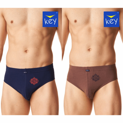 2-PACK Slipy męskie KEY bawełniane MPP-613 B24 mix kolorów