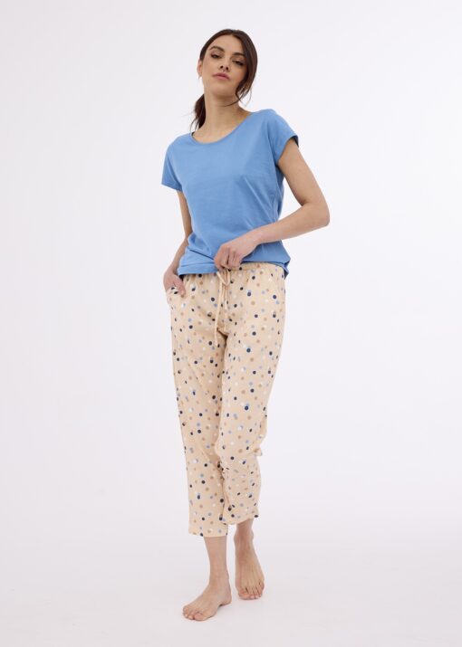 Piżama damska Cornette 847/402 Missy niebieska - obrazek 2