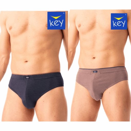 2-PACK Slipy męskie KEY bawełniane MPP-358 B25 mix kolorów