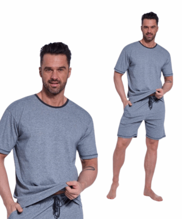 Piżama męska Cornette 925/178 Tom szary WYPRZEDAŻ