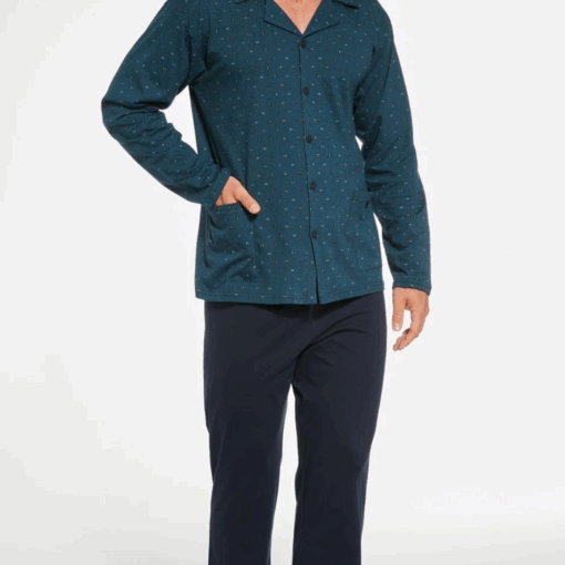 Piżama męska Cornette 114/64 jeans - obrazek 3