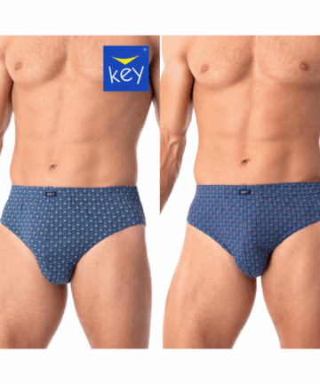 2-PACK Slipy męskie KEY bawełniane MPC-945 B24 mix kolorów