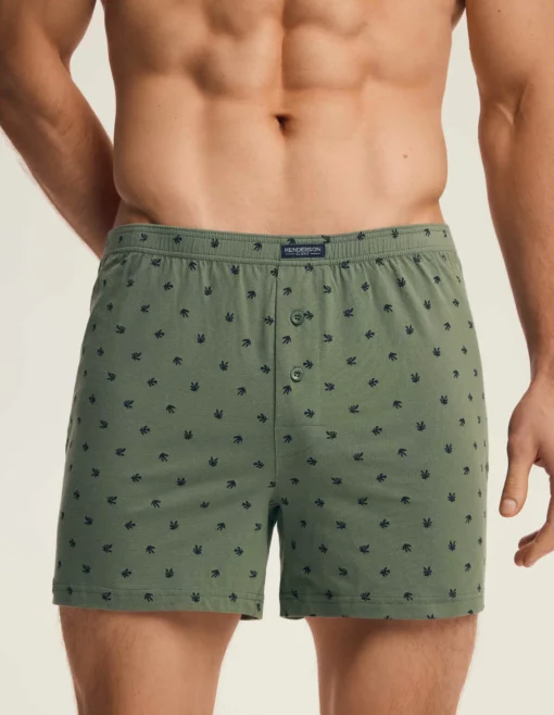 Bokserki Henderson 1449 K344 khaki bawełna - obrazek 4