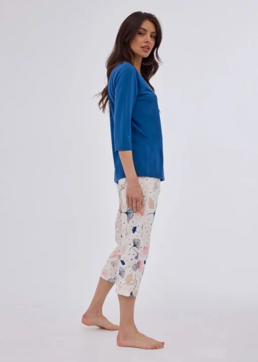 Piżama damska CORNETTE PD-841/391 GINA jeans - obrazek 4