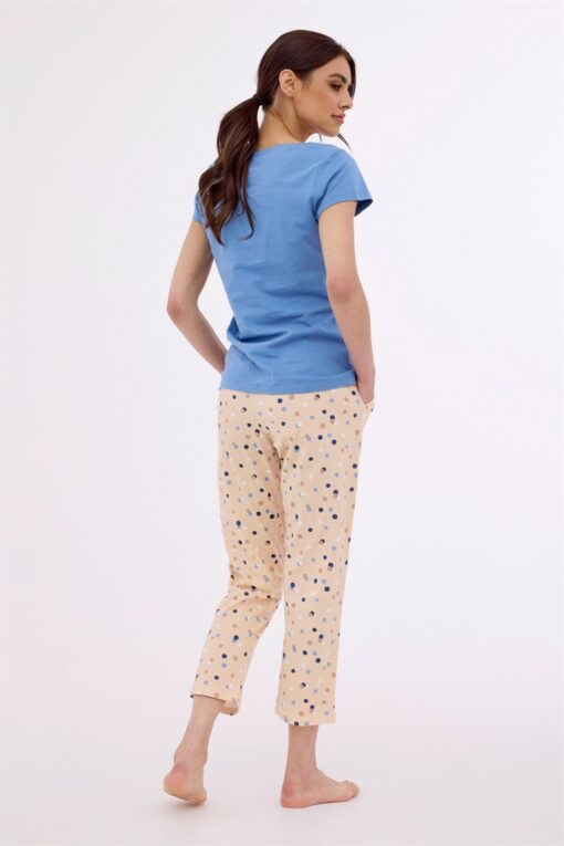 Piżama damska Cornette 847/402 Missy niebieska - obrazek 4