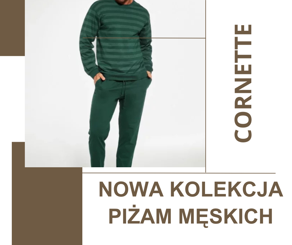 piżamy męskie cornette