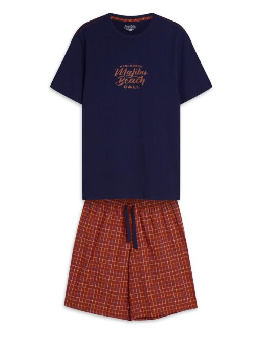 Piżama męska Henderson Premium 42622 Dash navy - obrazek 6