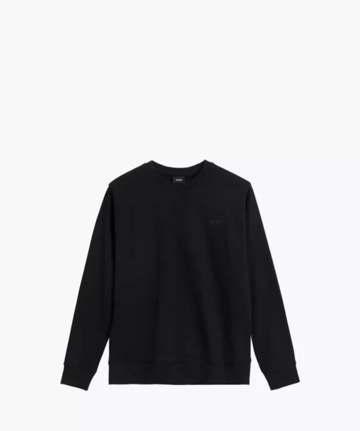 Bluza męska Atlantic HMT-002-CZARNY bawełniana - obrazek 3