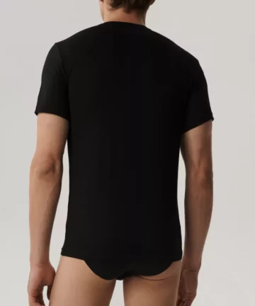Alternative view of T-shirt męski Atlantic BMV-050-CZARNY bambus