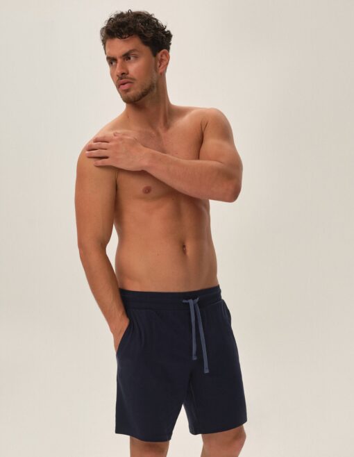 Spodnie piżamowe męskie Henderson 42456 Judo navy bawełniane OUTLET - obrazek 2