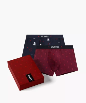 2-PACK Bokserki męskie 2GMH-029-GRA/CZE