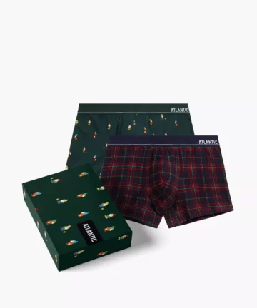 2-PACK Bokserki męskie 2GMH-031-ZIEC/GRA