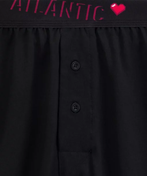 2-PACK Bokserki męskie luźne 2GMB-011-CZARNY - obrazek 5