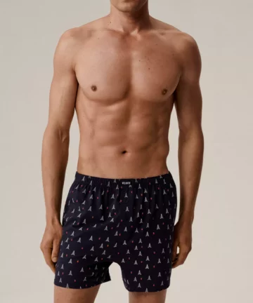 Alternative view of 2-PACK Bokserki męskie luźne 2GMB-010-GRANATOWY