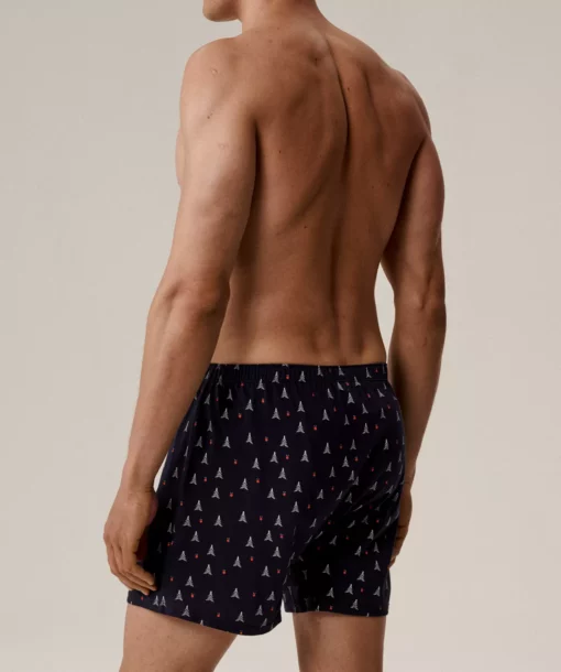 2-PACK Bokserki męskie luźne 2GMB-010-GRANATOWY - obrazek 3