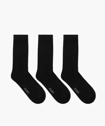 3-PACK skarpetki męskie Atlantic 3BMC-101-CZARNY