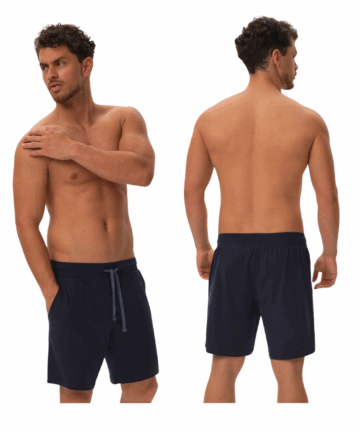 Spodnie piżamowe męskie Henderson 42456 Judo navy bawełniane OUTLET