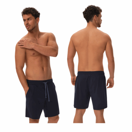 Spodnie piżamowe męskie Henderson 42456 Judo navy bawełniane OUTLET