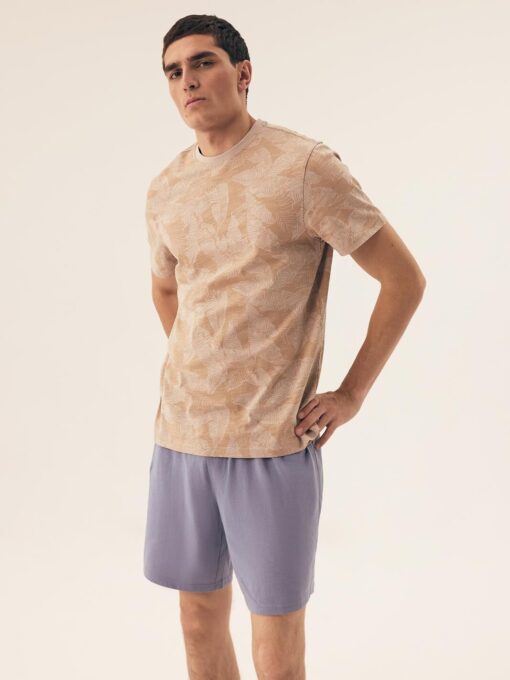 Piżama męska Henderson Core 42599 South nude bawełniana krótka OUTLET - obrazek 2