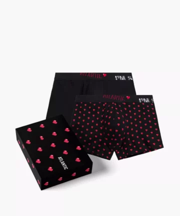 2-PACK Bokserki męskie 2GMH-028-CZARNY