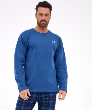 Alternative view of Piżama męska Cornette 124/306 Denali 2 jeans długa bawełna