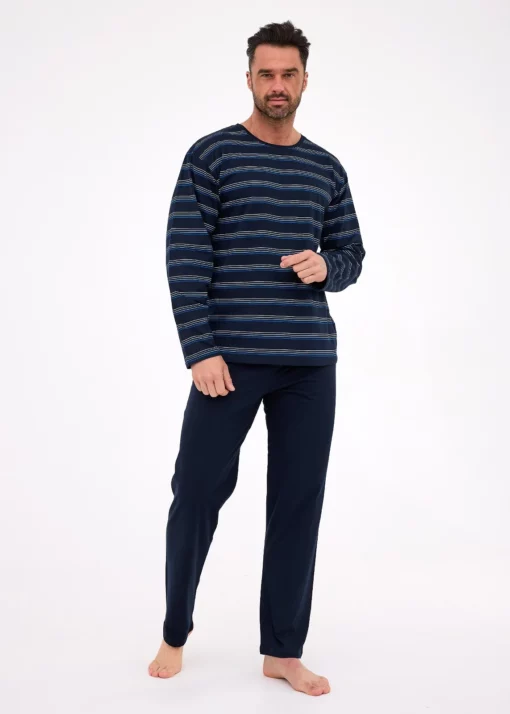 Piżama męska Cornette Various 138/56 granatowy - obrazek 2