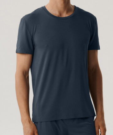 Alternative view of Piżama męska Atlantic BNMP-005-DENIM MELANŻ krótka wiskoza