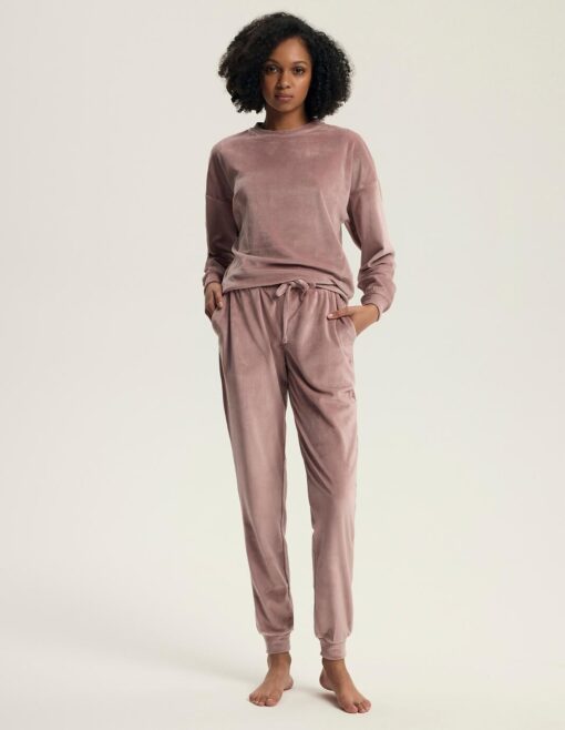 Piżama damska Henderson Ladies 43722 Delanie dusty rose - obrazek 3