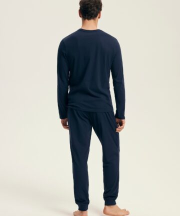 Alternative view of Piżama męska Henderson 43467 Level 59X navy długa bawełna