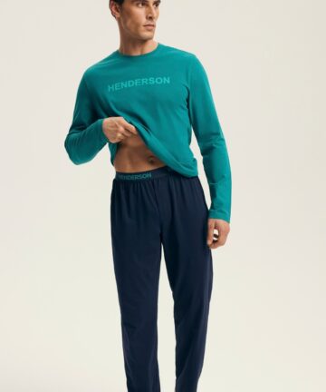 Alternative view of Piżama męska Henderson bawełniana 43490 VISE 77X green