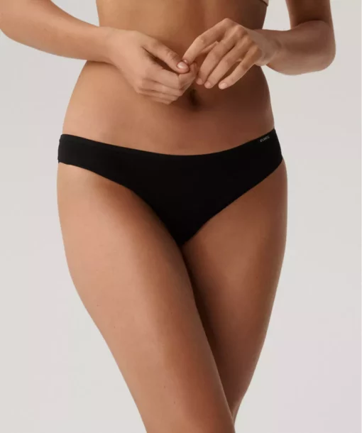 Figi damskie Atlantic Sport 3BLP-602, 3-pak, czarne WYPRZEDAŻ - obrazek 4