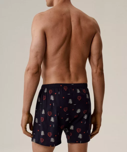 2-PACK Bokserki męskie Atlantic luźne 2GMB-012-GRA/CZE - obrazek 3