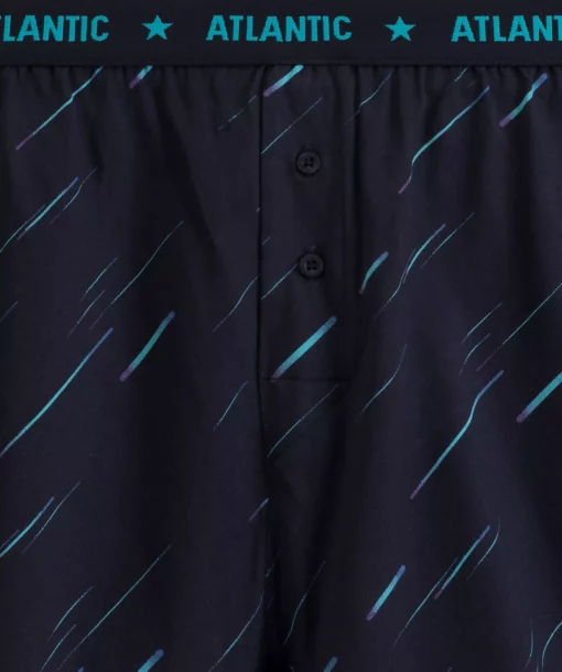 2-PACK Bokserki męskie Atlantic luźne 2MBX-085-GRANATOWY - obrazek 5