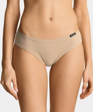 Alternative view of 3-PACK Figi Damskie Bikini 3BLP-586-BEŻOWY WYPRZEDAŻ
